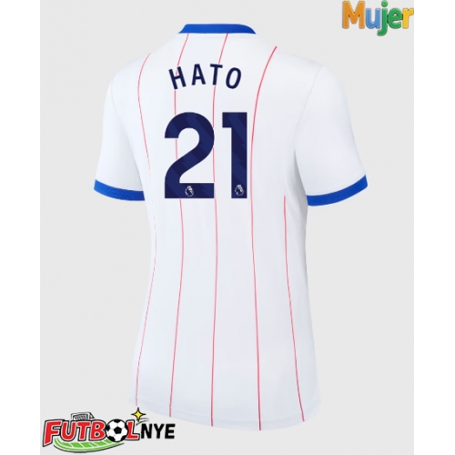 Camiseta Chelsea Jorrel Hato #21 Tercera Equipación para mujer 2026-27 manga corta